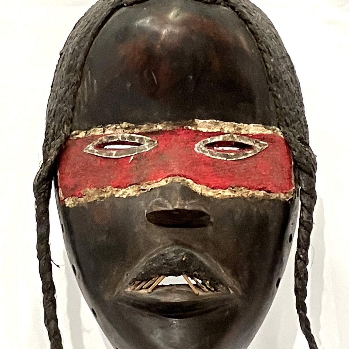 【店舗良い】アフリカ★アンゴラ・チョクエ族の古い仮面 オブジェ