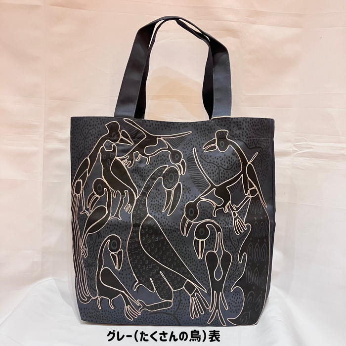 ティンガティンガ・リバーシブルトートバッグ（L）