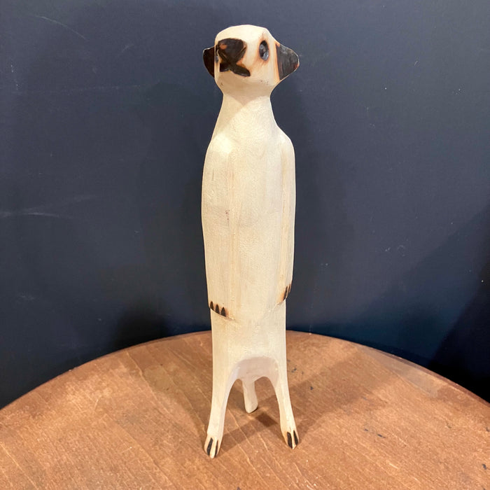 木彫動物ミーアキャット・大