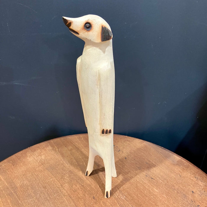 木彫動物ミーアキャット・大