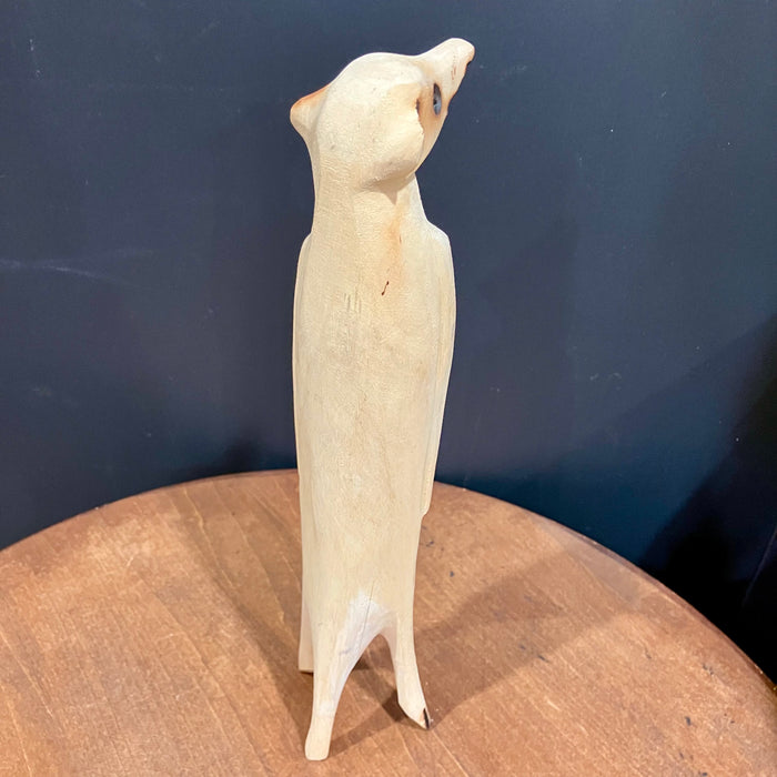 木彫動物ミーアキャット・大