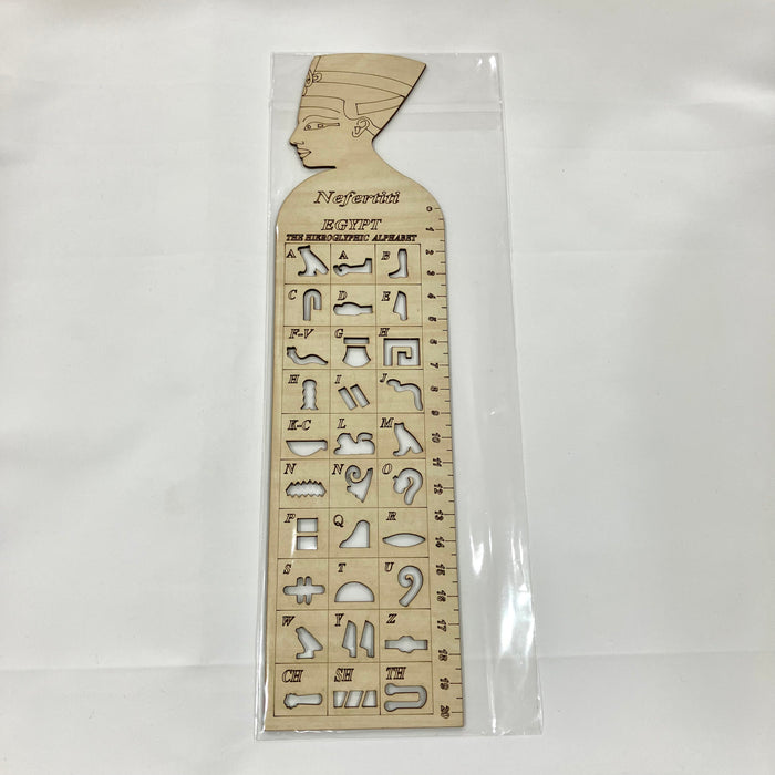 ヒエログリフが書ける木製定規