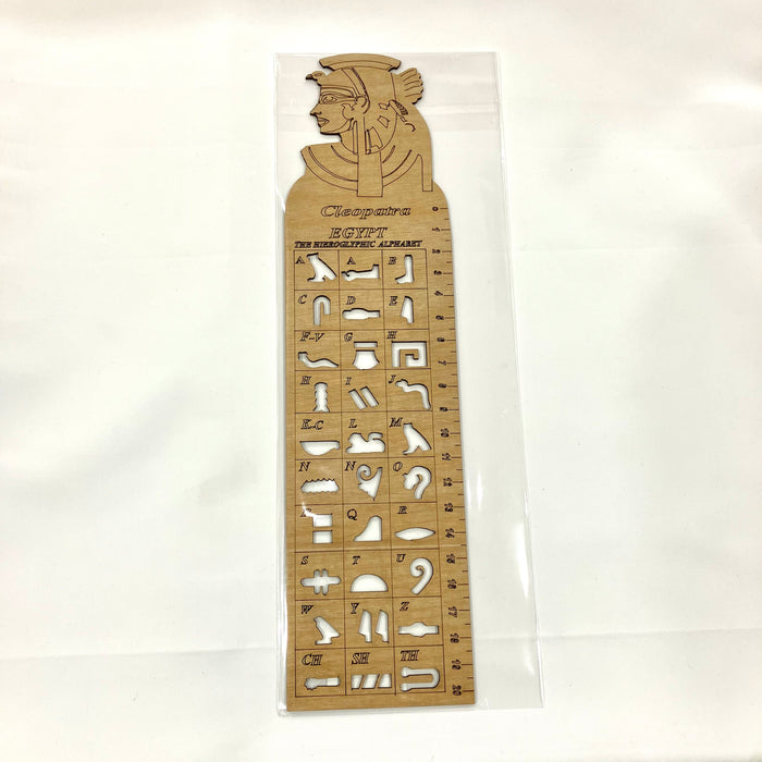 ヒエログリフが書ける木製定規