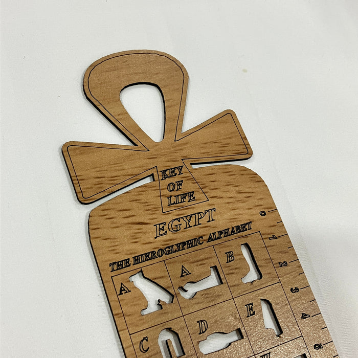 ヒエログリフが書ける木製定規
