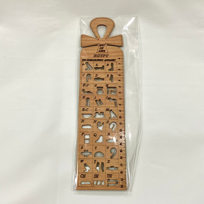 ヒエログリフが書ける木製定規