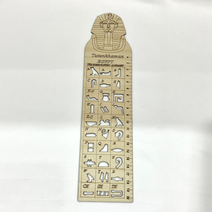 ヒエログリフが書ける木製定規
