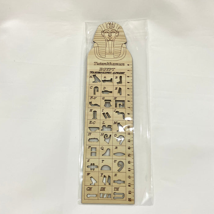 ヒエログリフが書ける木製定規