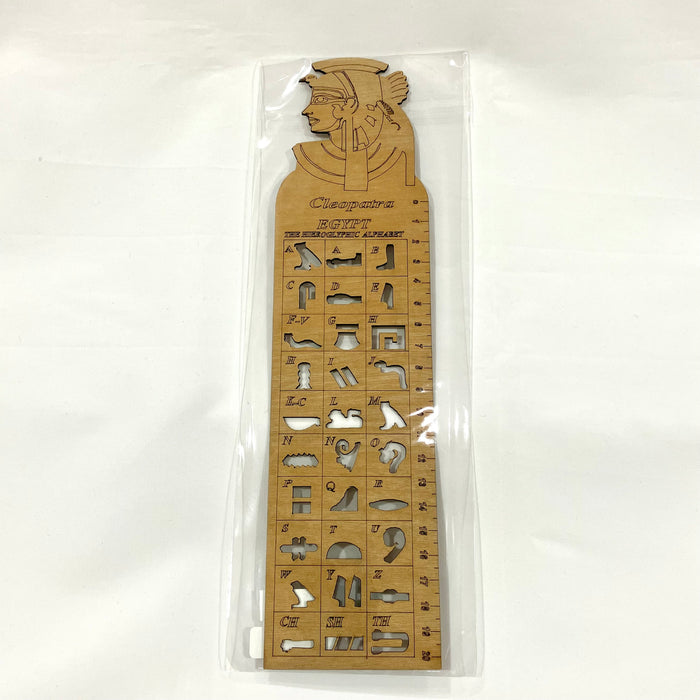 ヒエログリフが書ける木製定規