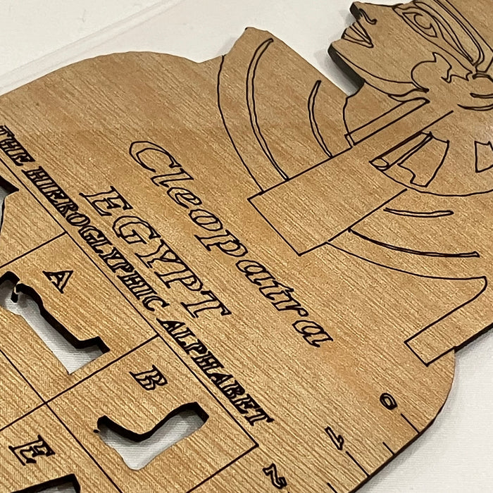 ヒエログリフが書ける木製定規 — 一村一品マーケット