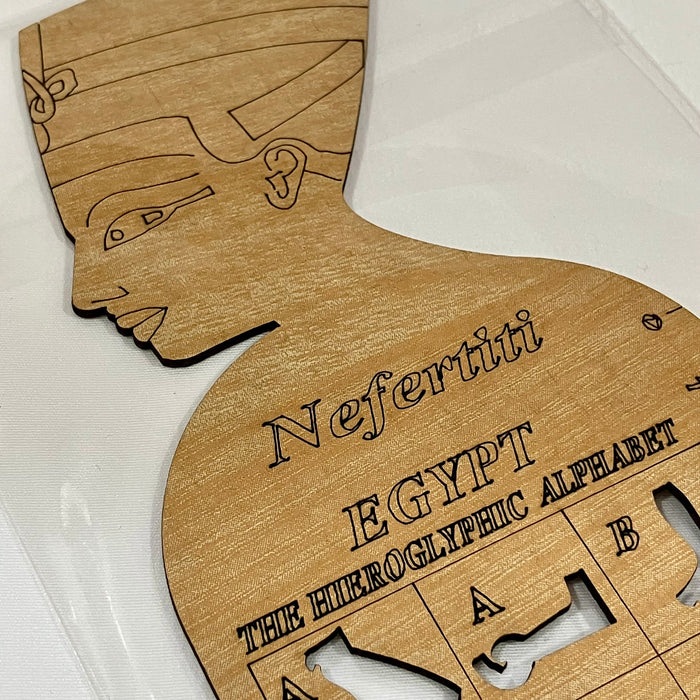 ヒエログリフが書ける木製定規