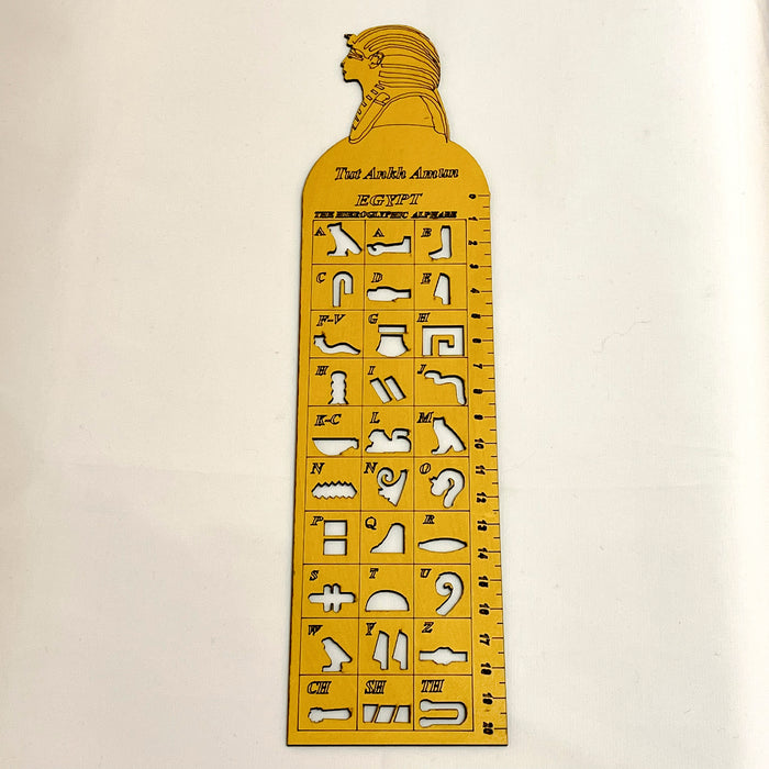 ヒエログリフが書ける木製定規