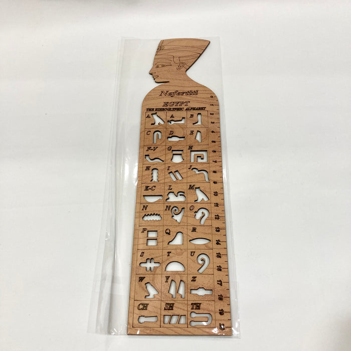 ヒエログリフが書ける木製定規