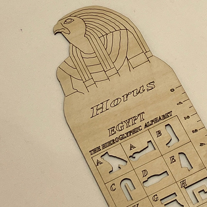 ヒエログリフが書ける木製定規
