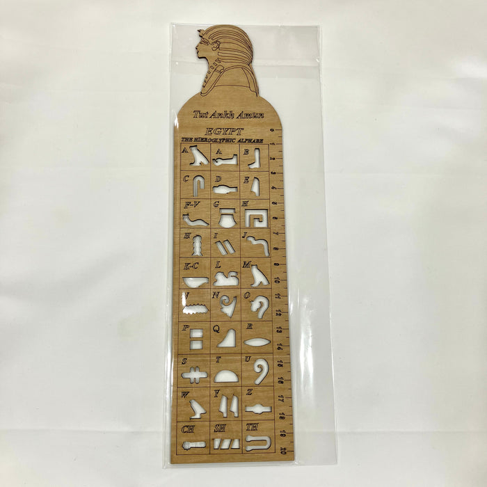 ヒエログリフが書ける木製定規