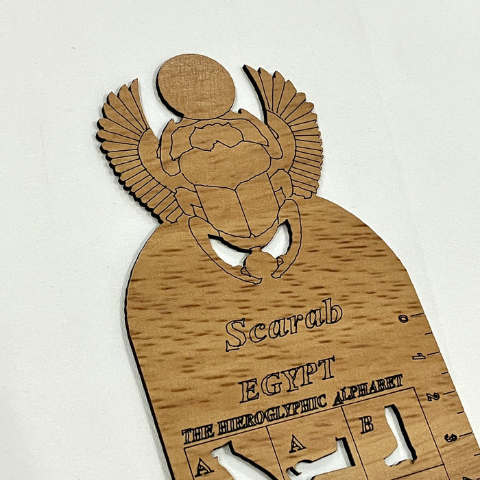 ヒエログリフが書ける木製定規