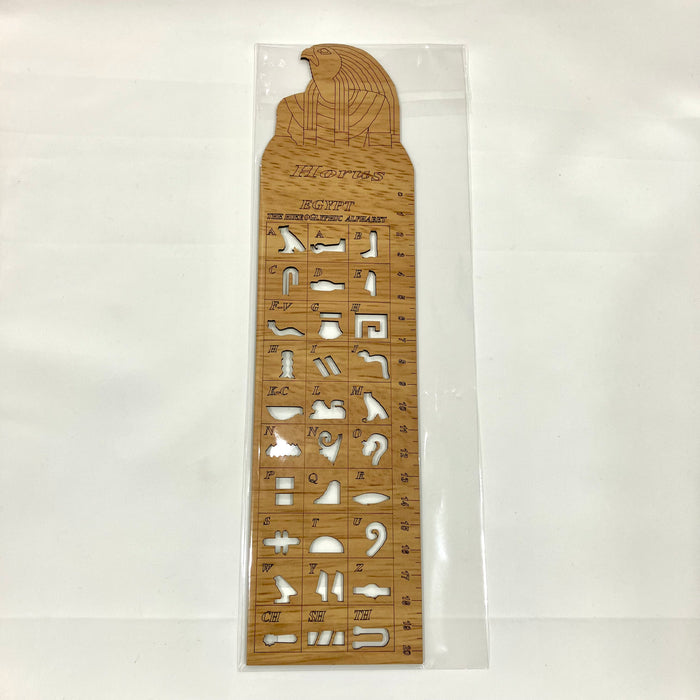 ヒエログリフが書ける木製定規