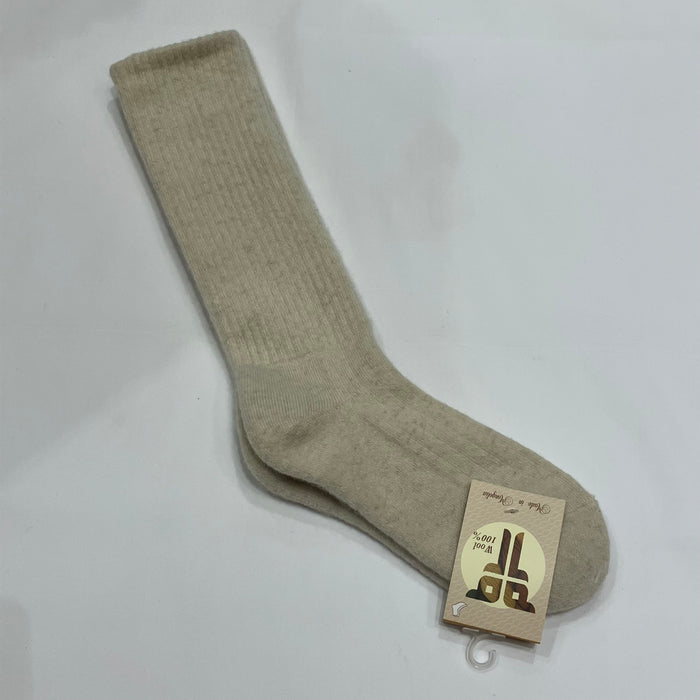 羊毛ハイソックス