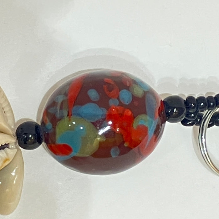 セネガルハンドメイド卵キーホルダー
