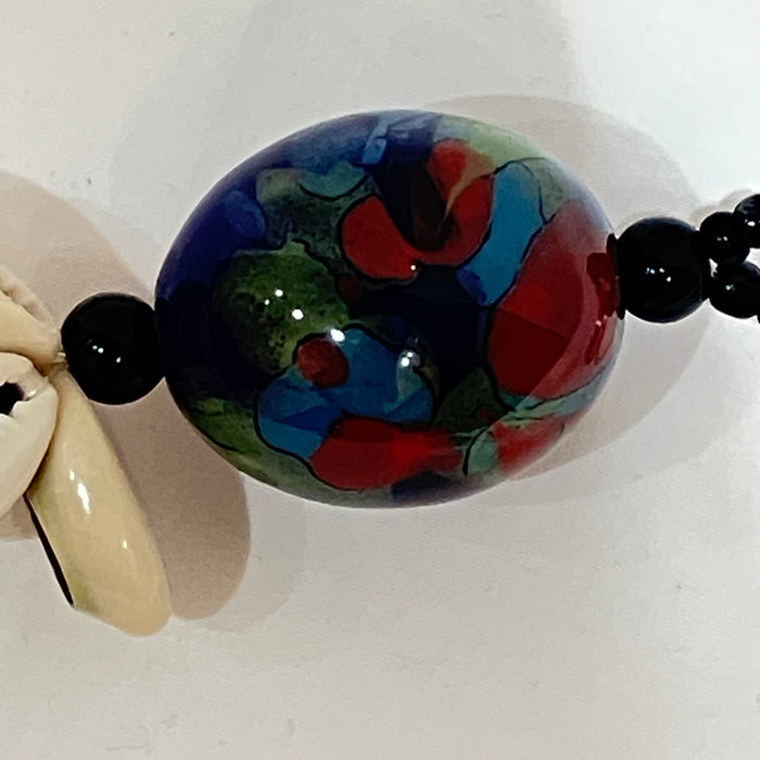 セネガルハンドメイド卵キーホルダー