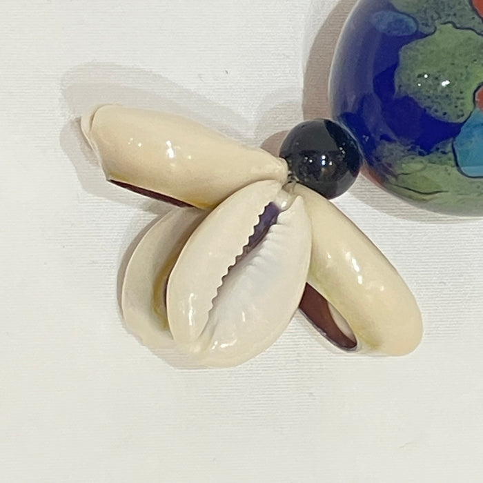 セネガルハンドメイド卵キーホルダー