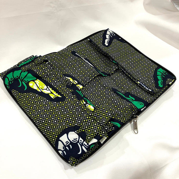 ベナンハンドメイド折り畳みトートバッグ