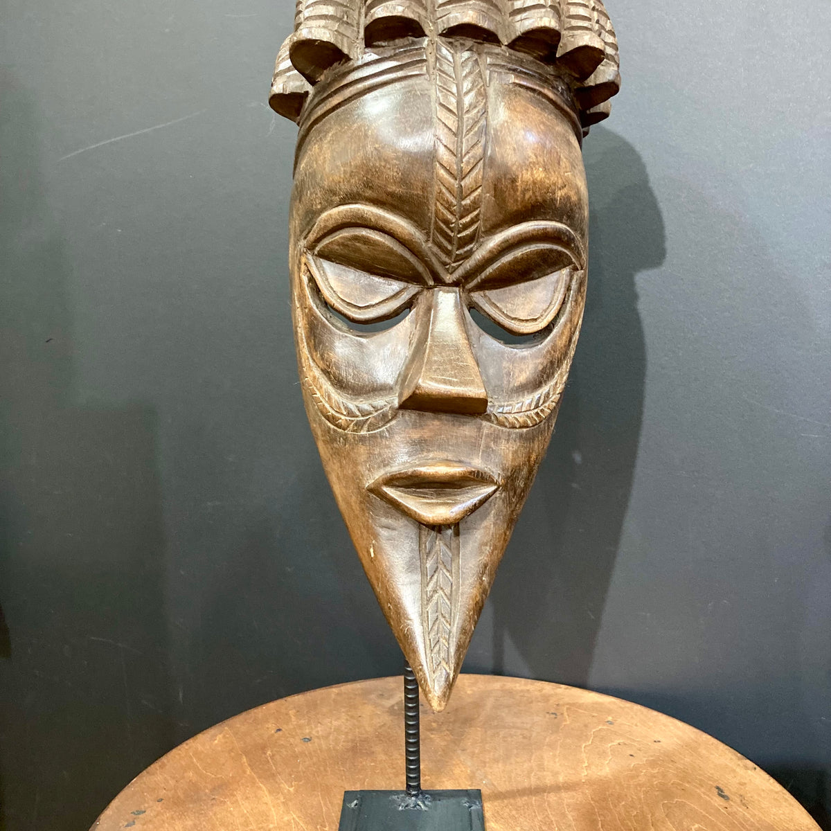 アフリカ　木彫りマスク　バッサ族 NT0012_1200x1200_crop_center.