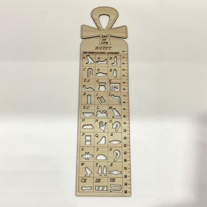 ヒエログリフが書ける木製定規