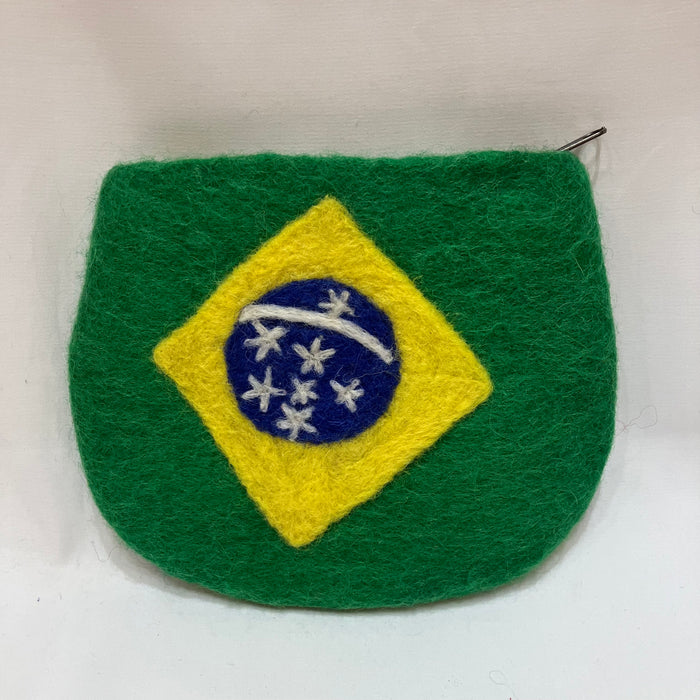 世界の国旗フェルトポーチ