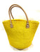 黄色,シンプル,手編み,トートバッグ,麻